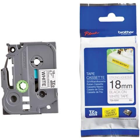 Produktbild Brother Rolle (0,9 cm) Bandkassette (1.80 cm, Weiss)