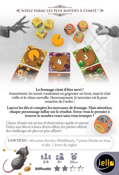 Immagine prodotto Iello Giochi - Mini Giochi - Cheese Master (Francese, 2 - 8 Giocatori)