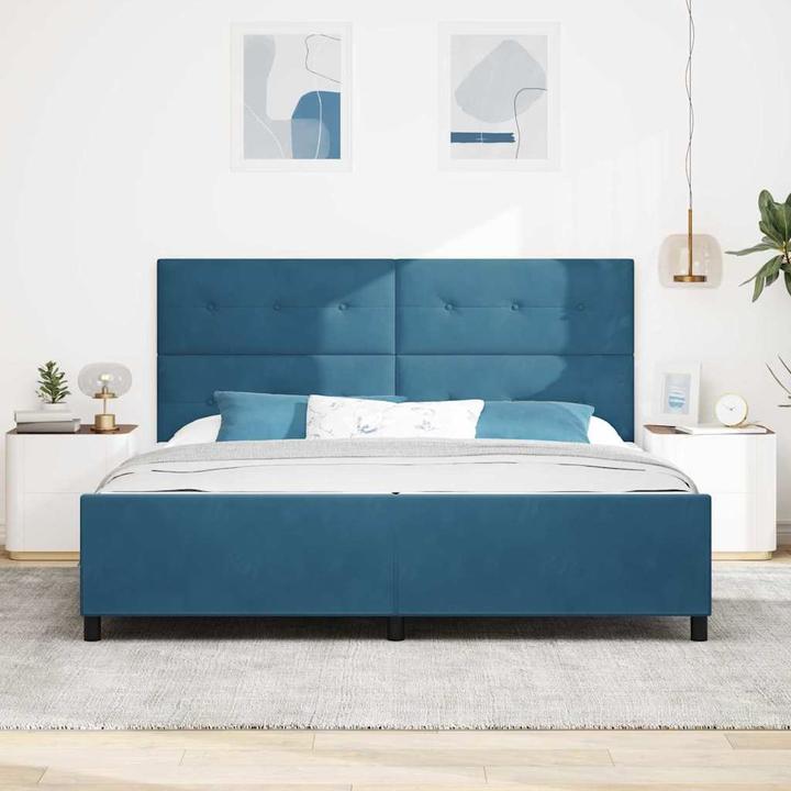 Actual product image vidaXL Modernes Bett (200 x 200 cm)