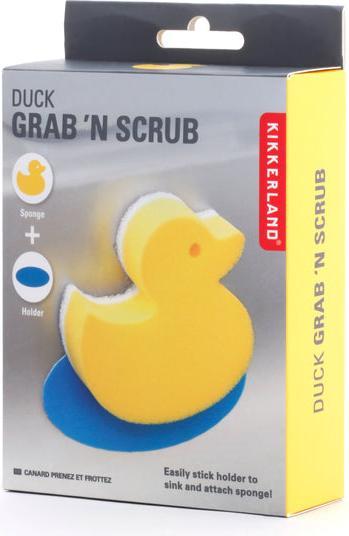 Immagine prodotto Kikkerland Spugna per lavello e supporto per anatra