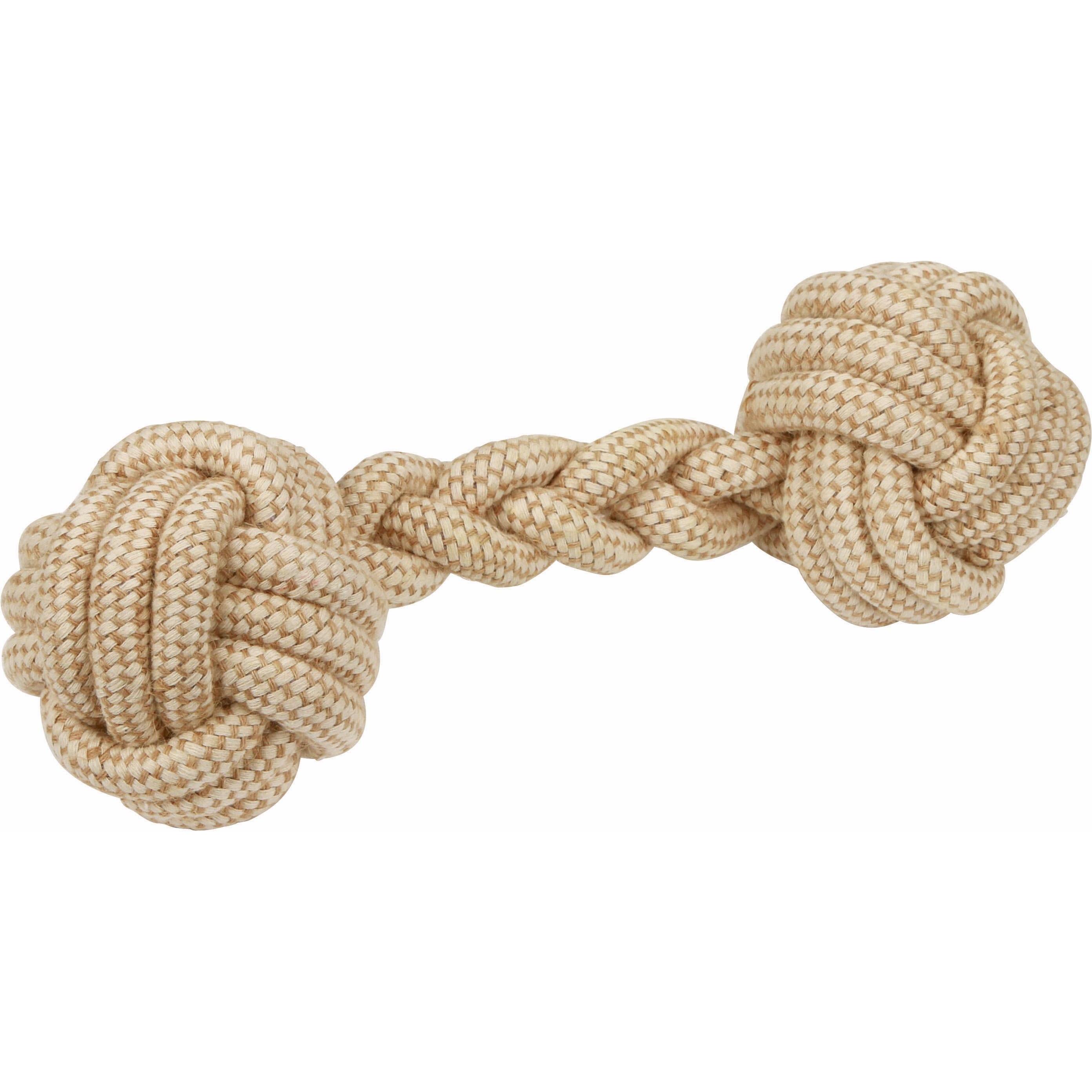 Kerbl Hantel XL Jute/Baumwolle Ø 12 x 40 cm (Hundespielzeug), Hundespielzeug