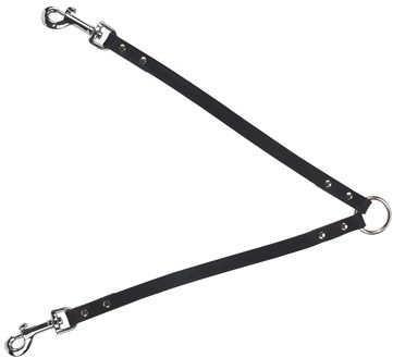 Produktbild Kerbl VEGAS Koppel, schwarz 18mm 30cm, für zwei Hunde (Hund)