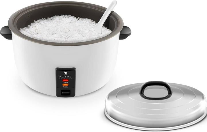 Royal Catering Reiskocher Multikocher Dampfgarer Schnellkochtopf Warmhaltefunktion 23 L 2950 W