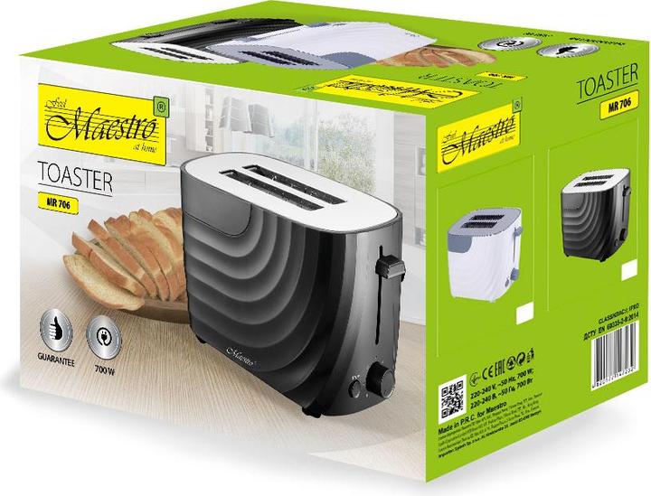 Produktbild Maestro Toster Toster MR-706 biało-szary