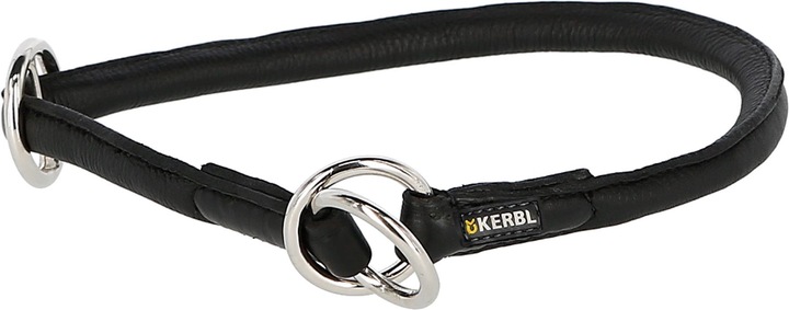 Produktbild Kerbl Rundleder- Roma mit Stopper 55cm, 8mm,schwarz (Hund, Hundesport)