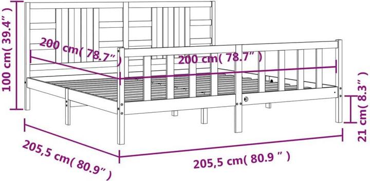 Produktbild vidaXL Doralyn (200 x 200 cm)