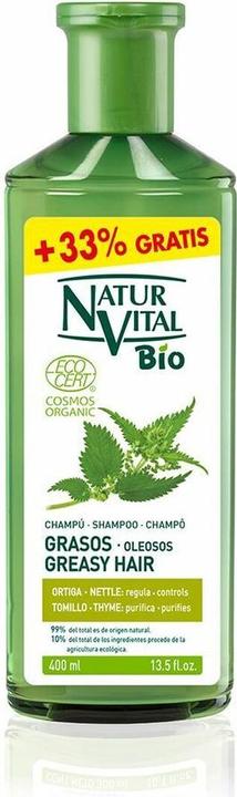 Actual product image NaturVital CHAMPÚ BIO ECOCERT cabellos grasos 400 ml (400 ml, Liquid shampoo)