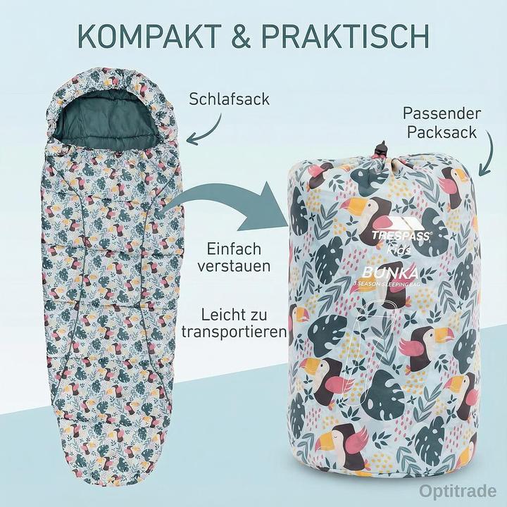 Produktbild Trespass BUNKA Kinderschlafsack (170 cm)
