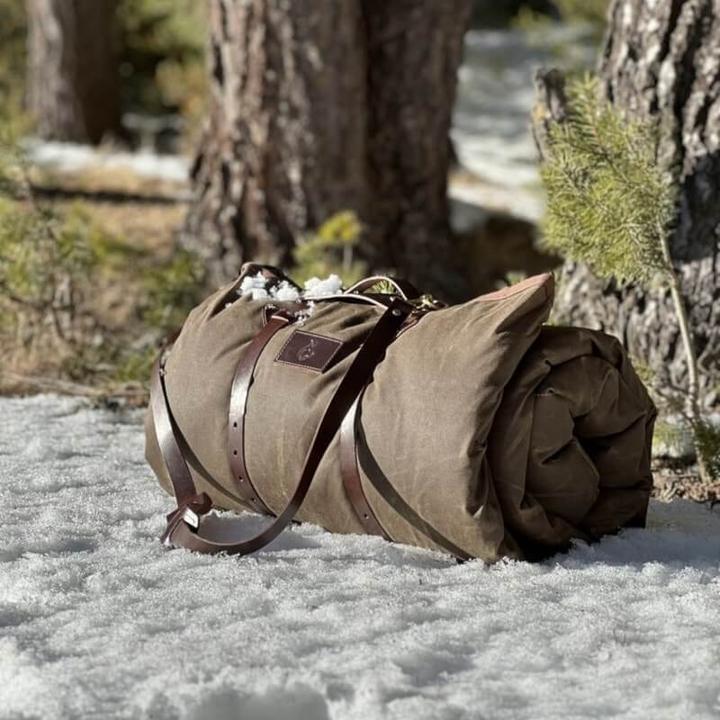 Immagine prodotto Bushcraft Rotolo da letto da cowboy in pelle d'olio (200 cm)