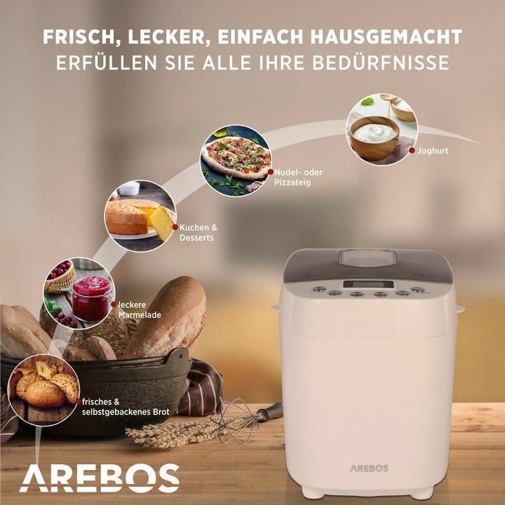 Produktbild Arebos Brotbackautomat