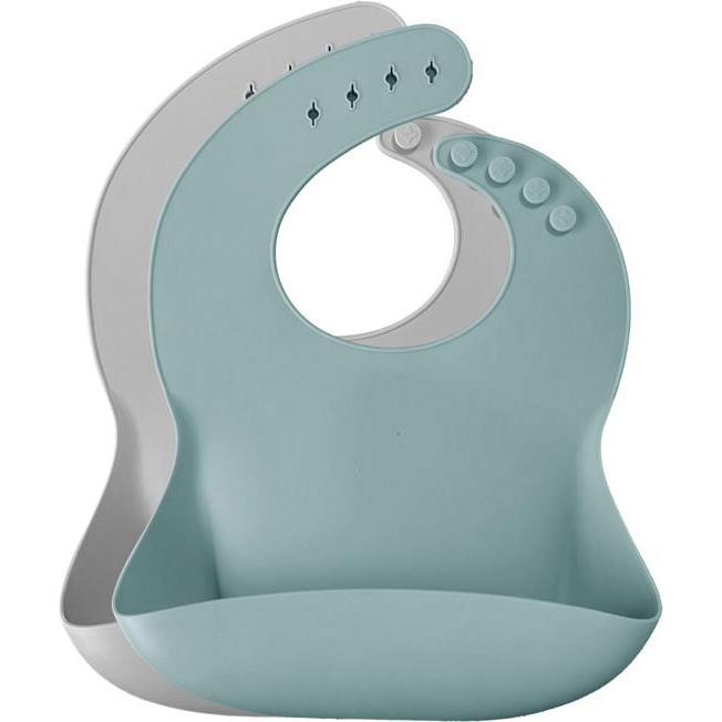 Minikoioi, Lätzchen, Basics Bib 2-teiliger Taschenlatz (6 Monate)