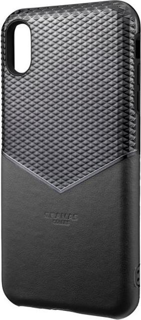 Actual product image Gramas Edge Hybrid Genuine Leather/Plastic Shell Case (Apple iPhone XS Max)