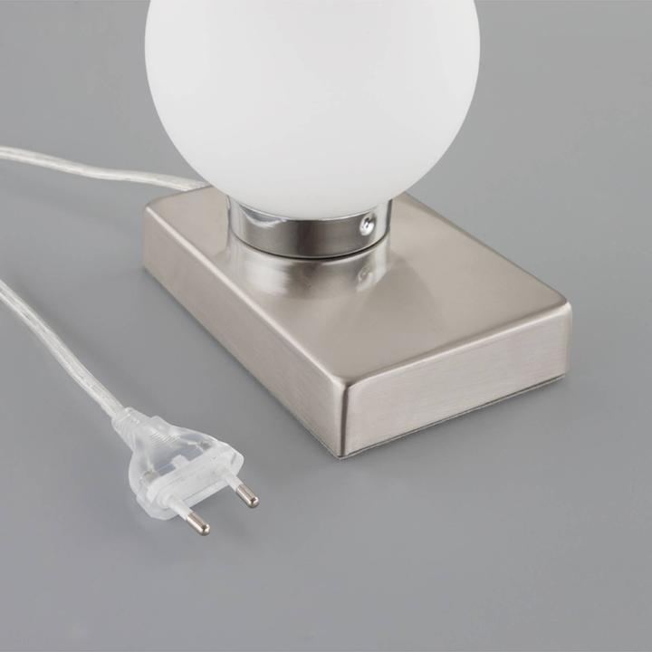 Image du produit Lindby Naomi lampe de table opale/chrome (E14)