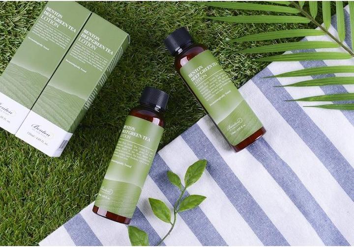 Image du produit Benton Lotion au thé vert profond (120 ml, Crème 24h)