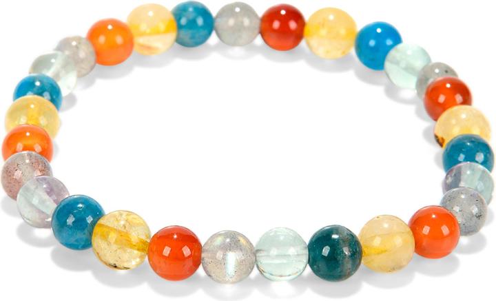 Actual product image Leyda Movement & Bones Bracelet (17.50 cm, Coloured stone)