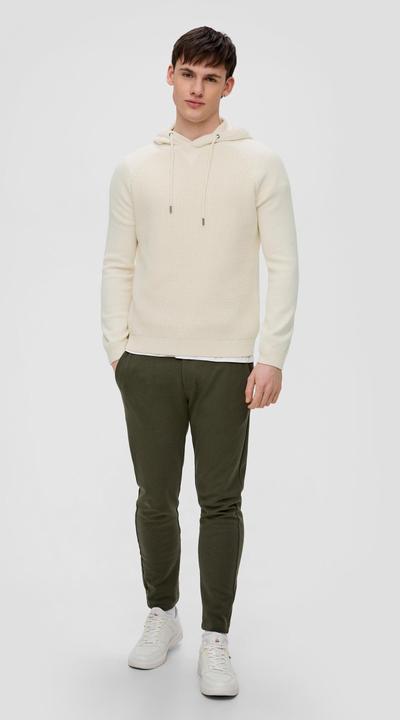 Produktbild s.Oliver Strickpullover Strickpullover mit Kapuze (XL)