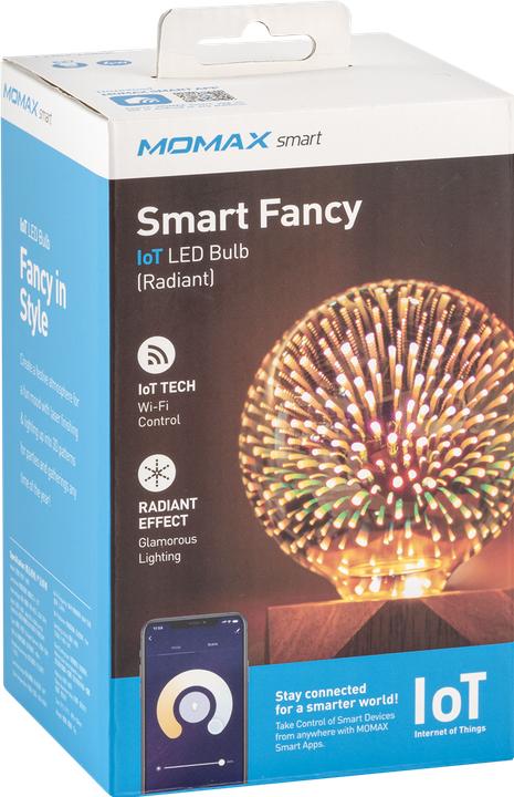 Actual product image Momax IoT Smart Fancy IoT LED Bulb (Radiant) / E27 (E27)