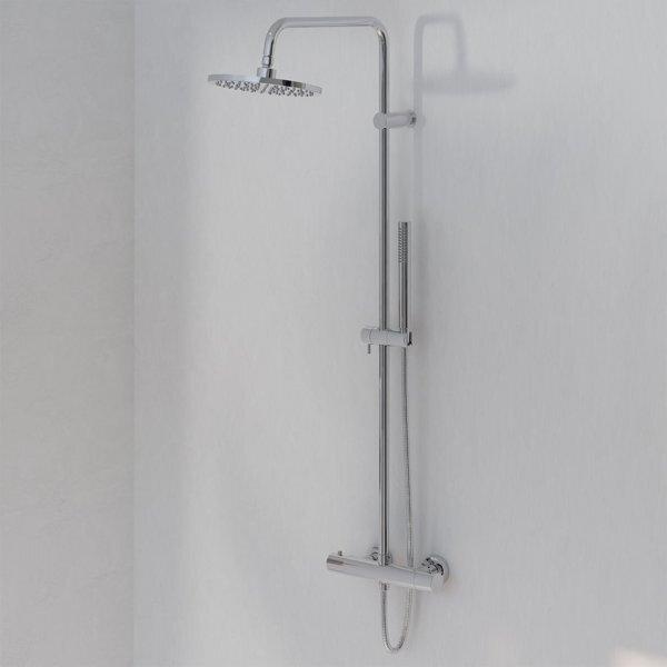 Steinberg, Duschsystem, Serie 390 Duschsystem, Brauseset komplett mit Thermostatarmatur, mit easy clean