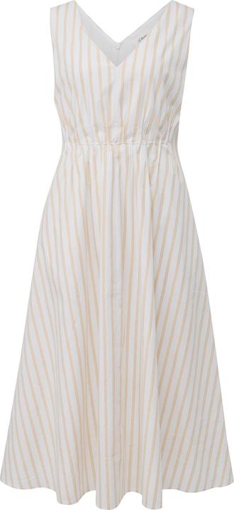 Produktbild S.Oliver Kleid Baumwollkleid mit Metallic-Streifenmuster und Eingrifftaschen (40)