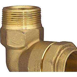 Aalberts, Rohrverbindungstechnik, Vinkel 90° 63mm x 2 nippel - Isiflo (Winkelverbindung)