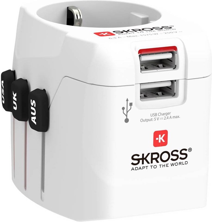 Produktbild Skross World Adapter Pro Light USB - World