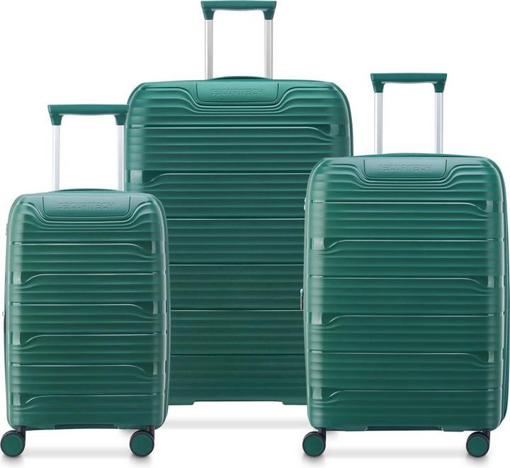 Produktbild Delsey Securitech von Paris - Lugcase Set Dune - 3 -Stück - Handgepäck 48L + Rampand 94L und 133L - (44 l)