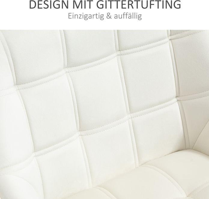 Image du produit Swisshandel24 Fauteuil individuel Fauteuil relax avec aspect velours, pieds surélevés scandinave Fauteuil