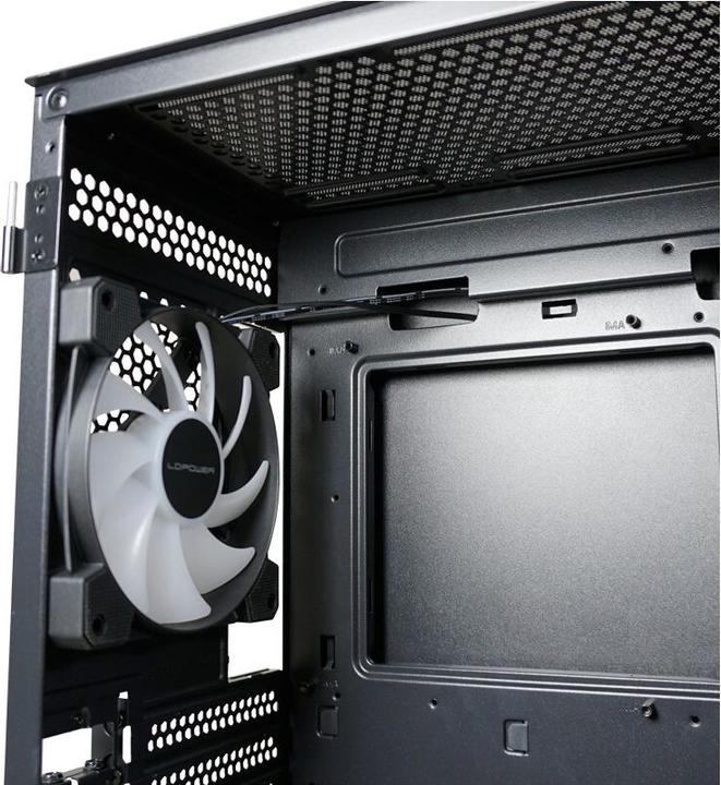 Immagine prodotto LC-Power Case Micro-ATX 810B nero USB3.2/Audio, senza alimentatore (mATX, ATX, E-ATX, Mini-ITX)