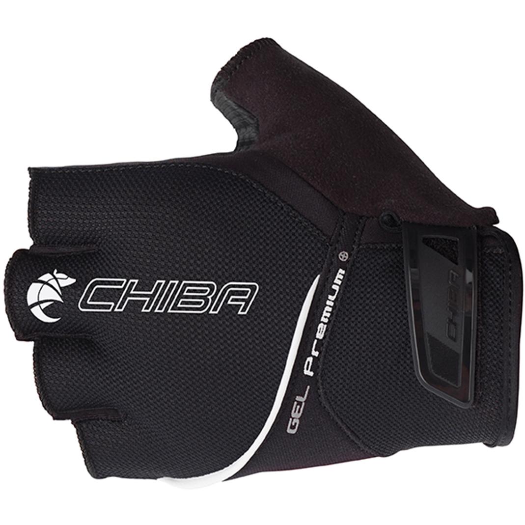 Thumbnail - Chiba, Unisex, Handschuhe, Gel Premium Fahrradhandschuhe, Schwarz, (S)