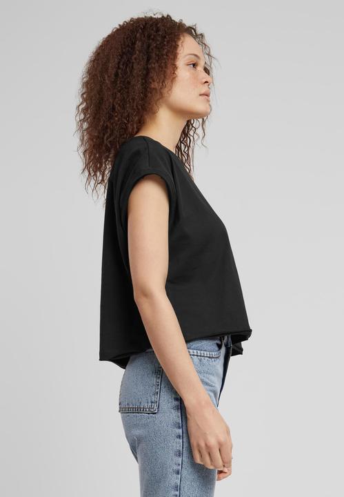 Produktbild Urban Classics Ladies Organic Open Edge Tee - 126809 (5XL)