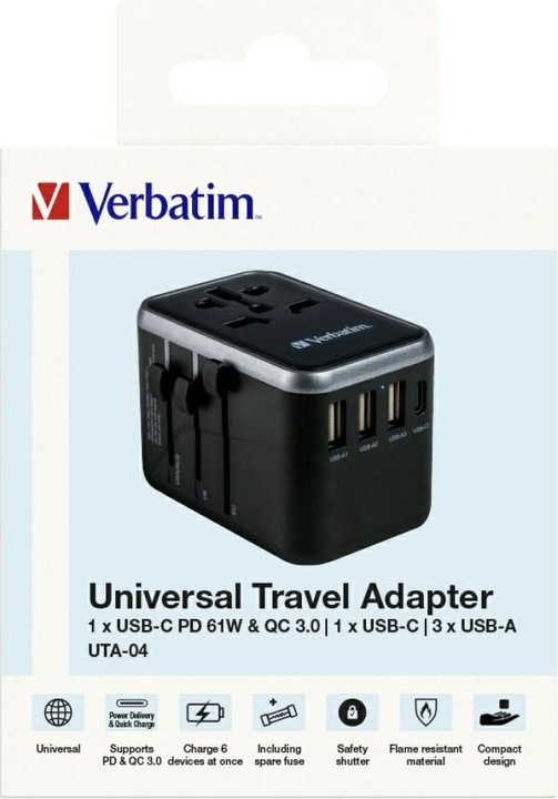 Produktbild Verbatim Universal Travel Adapter