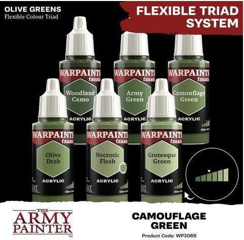 Productafbeelding Army Painter TAPWP3069P - Warpaints Fanatic: Camouflage Groen