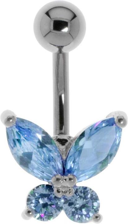 Produktbild Bijouteria Bauchpiercing (Edelstahl, Messing, Kristall)