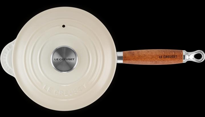 Image du produit Le Creuset Pot à profit avec poignée en bois (18 cm, Poêle à frire, Fonte)
