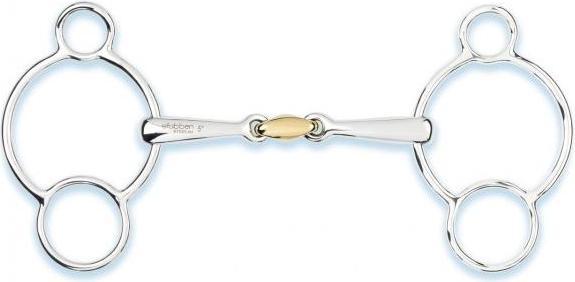 Actual product image Stübben 3-ring Pessoa snaffle