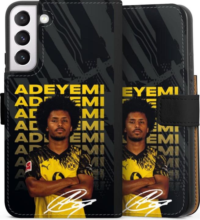 Actual product image DeinDesign Klapphülle für Samsung Galaxy S22+ Handytasche Lederhülle Tasche BVB Borussia Dortmund Karim (Samsung Galaxy S22+)