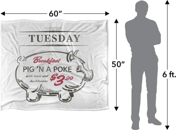 Actual product image Supernatural Tuesday Blanket (152 x 127 cm)