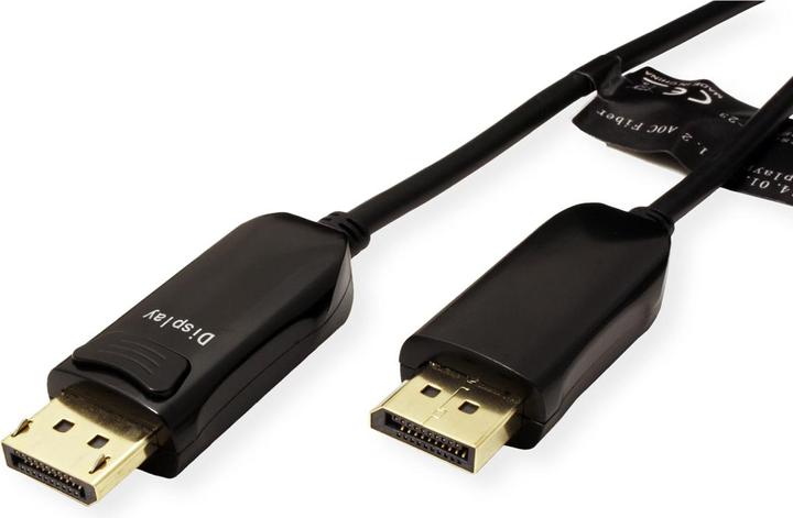 Produktbild Roline displayport v1.4 kabel. aoc. 8k60 st/st. 15m (15 m, DisplayPort, 1.4)