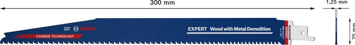 Productafbeelding Bosch Professional Zubehör Expert Hout met Metaal Sloop S 1267 XHM reciprozaagblad, 1 stuk