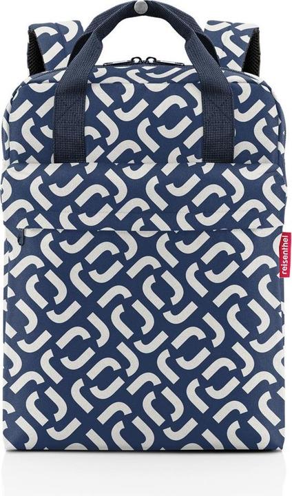 Produktbild reisenthel Rucksack Allday M Signature Navy Blau/Weiss (15 l)