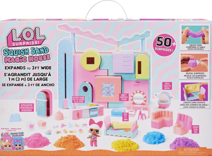Actual product image MGA L.O.L. Surprise! Squish Sand Magic House