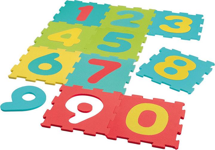 Actual product image Happy People Puzzle mats with numbers (32 x 32 cm)