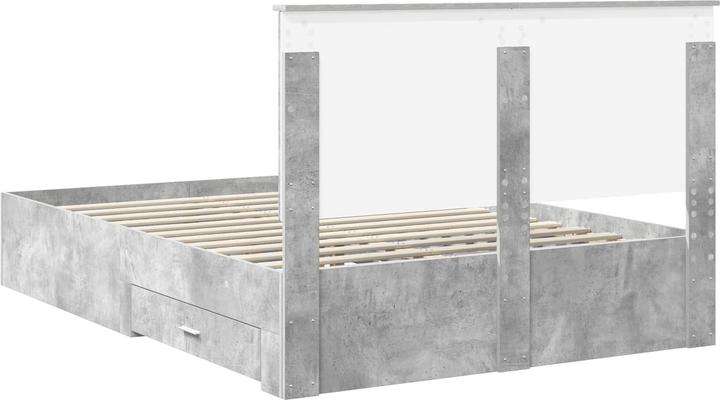 Image du produit vidaXL Aufbewahrungsbettgestell (160 x 200 cm)