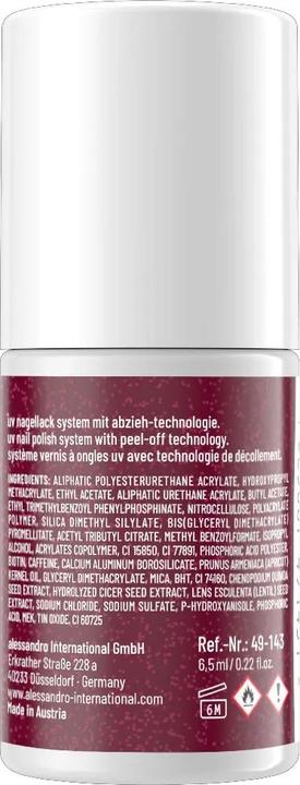 Produktbild Alessandro ALESSAN Striplac UV Colour Eleg Ru 6.5ml (143, 143 Elegant Rubin, UV-Gel Lack)