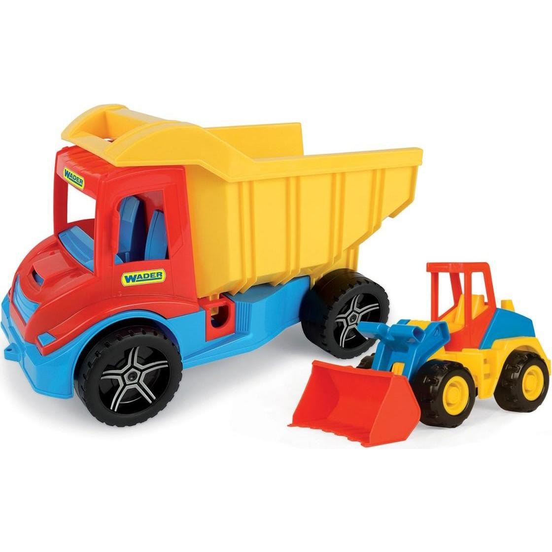 Wader Road trucks with excavator