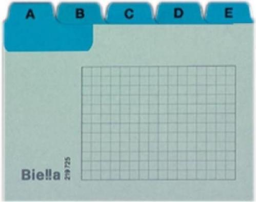 Image du produit Biella Fiches d'indexation A7 (A7, 450 g/m², 25 x)