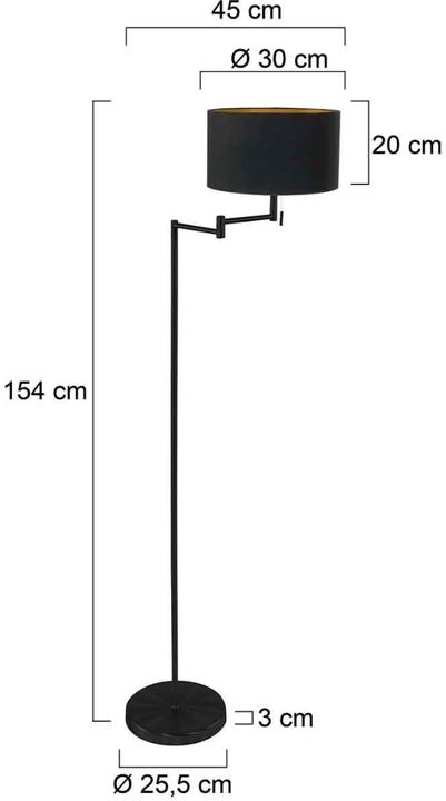 Actual product image Steinhauer Stehleuchte Bella