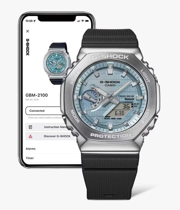 Produktbild G-Shock GBM-2100A-1A2ER (Chronograph, Digitaluhr, 44.40 mm)