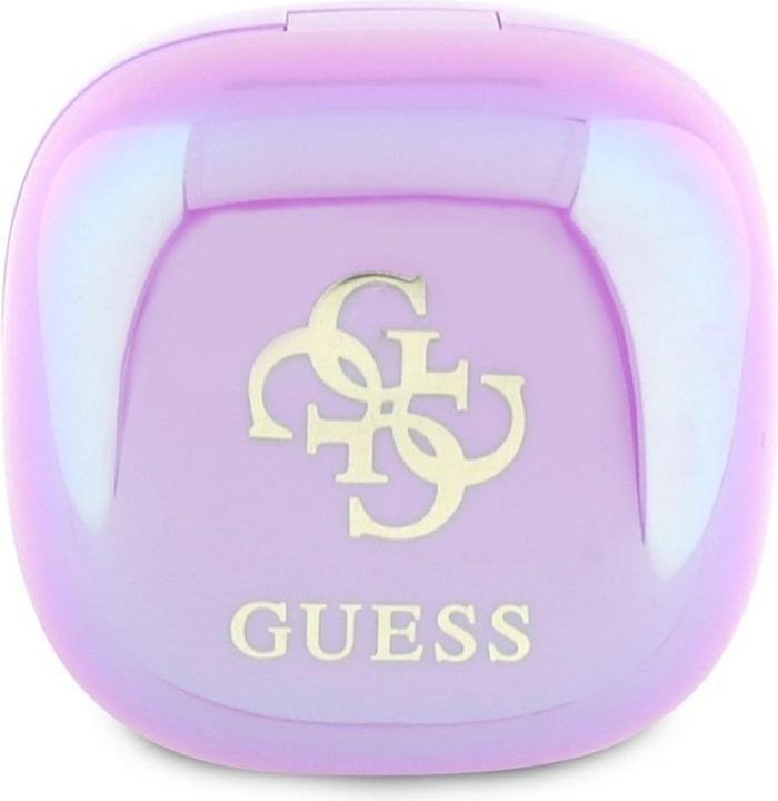 Productafbeelding Guess 4G Logo Mini TWS Draadloze Hoofdtelefoon Bluetooth - Paars (ANC, 24 h, Draadloze)