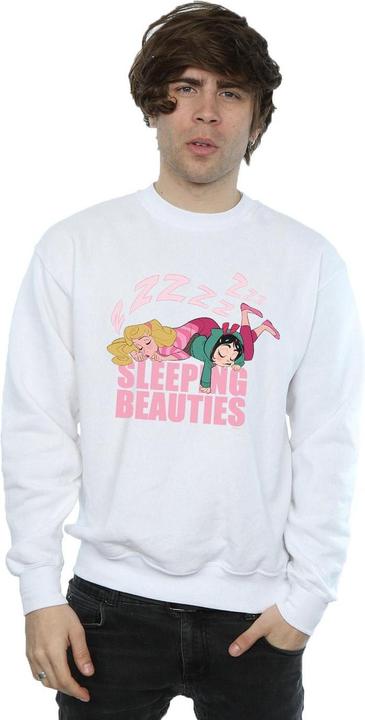 Actual product image Disney Mens Wreck It Ralph Aurora And Vanellope Sweatshirt (L)